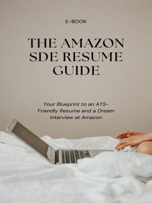 cover image of The Amazon SDE Resume Guide